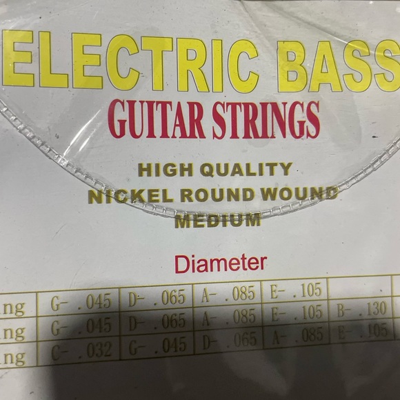 Electric bass string sets 2 packs new - Picture 3 of 4